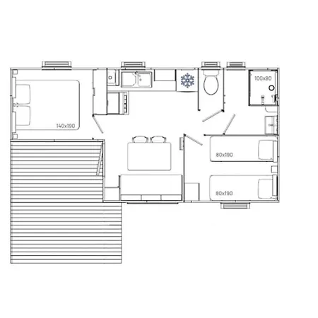 3 Etoiles - Piscine - Ccbafeb